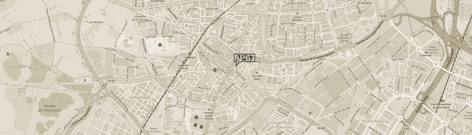 Mapa de situación: C/ Villaverde, 2 (local), 28912 Leganés (Madrid)